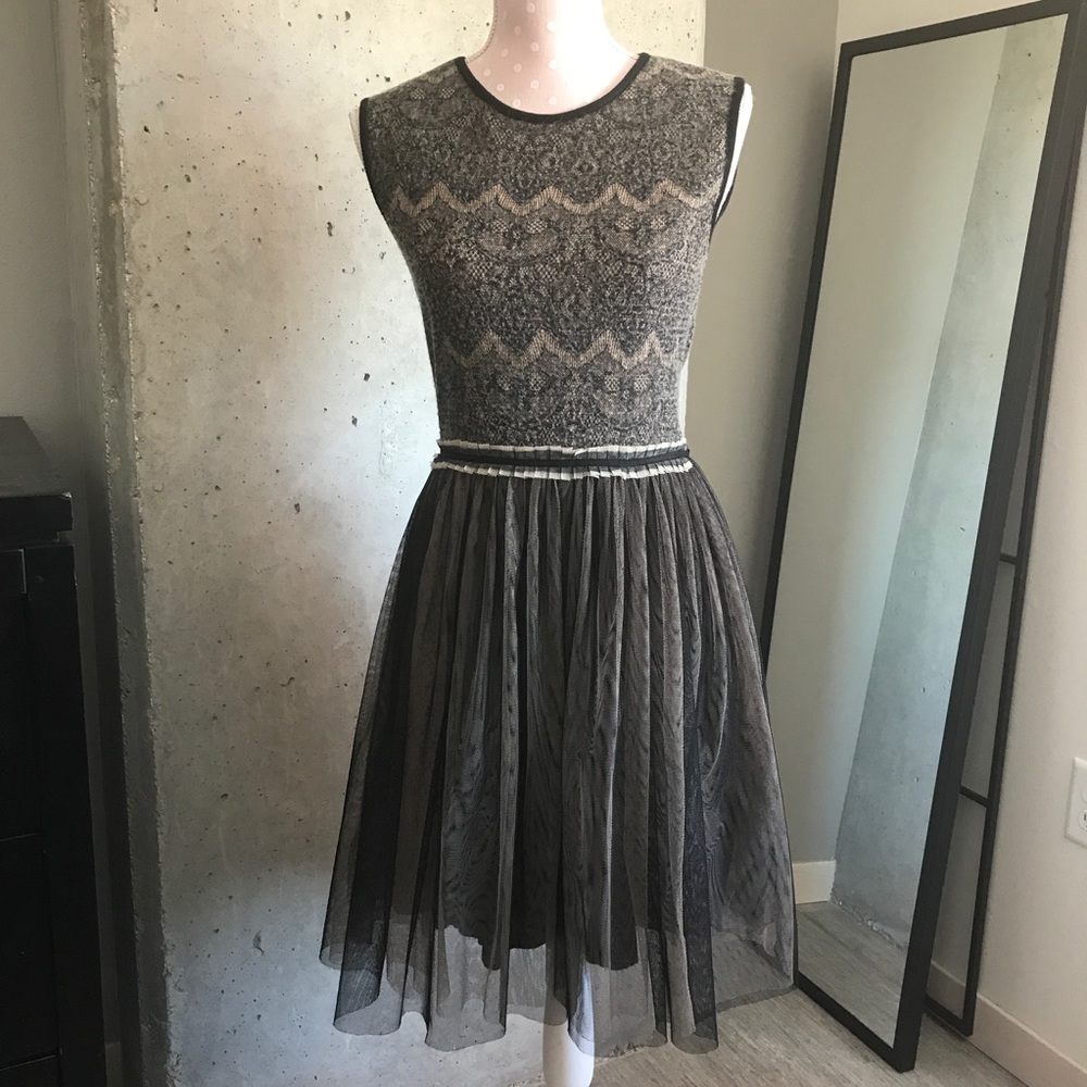 Anthropologie Sweater Tulle Dress!!